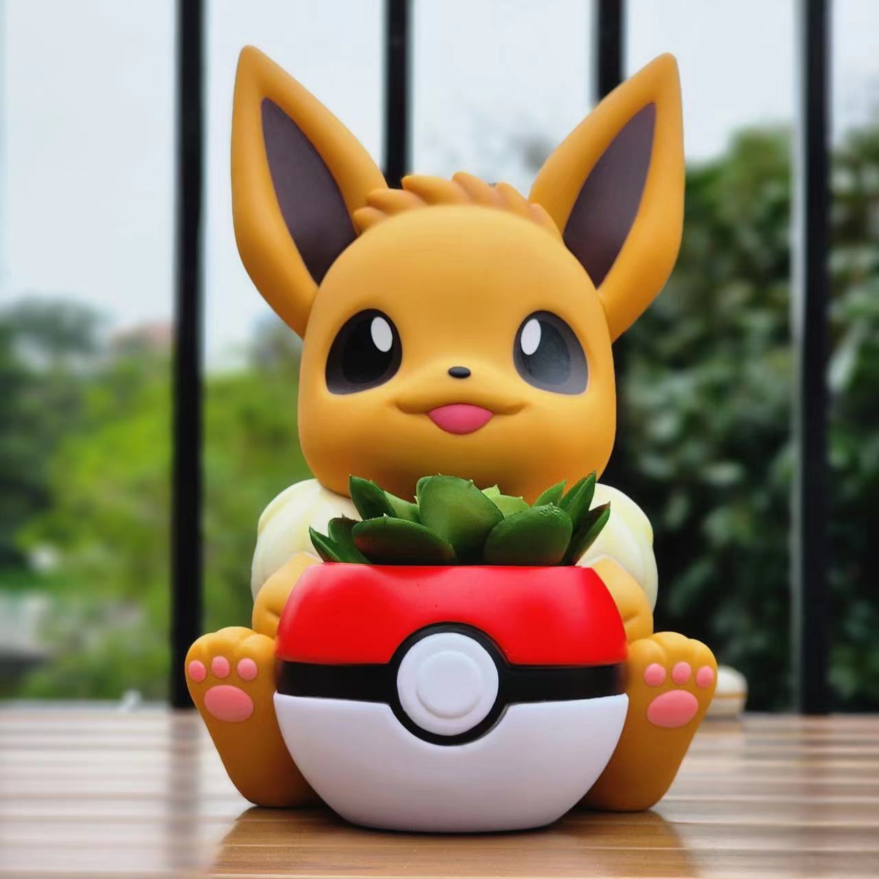 Pokemon Flowerpot - Pikachu, Charmander, Squirtle, Bulbasaur Planter Figure