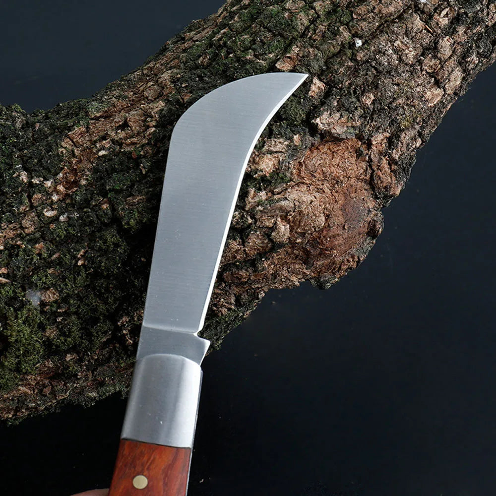 Garden Grafting Knife Stainless Steel Mushroom Electrician Folding Pocket Knife