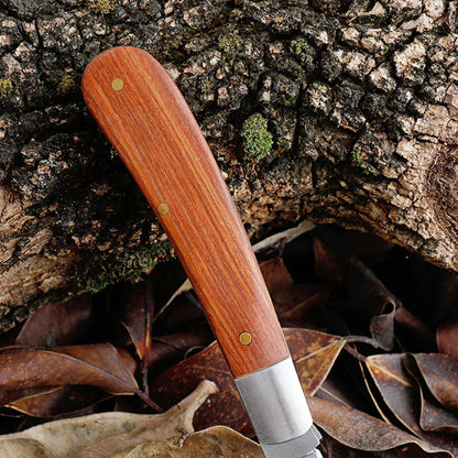 Garden Grafting Knife Stainless Steel Mushroom Electrician Folding Pocket Knife