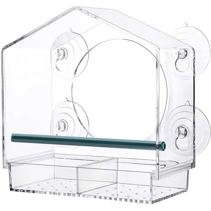 Transparent Window Bird Feeder