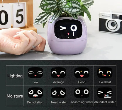 Smart Planter – 49 Expressions, 7 Sensors & AI Plant Care