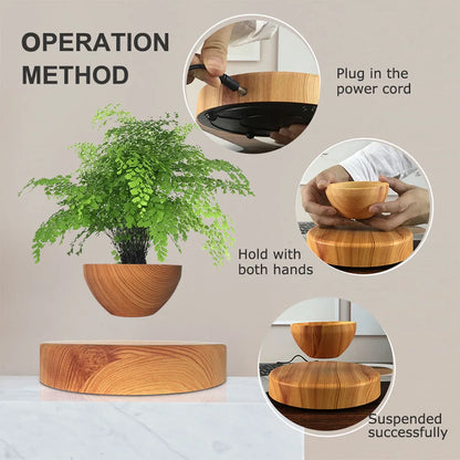 Magnetic Floating Planter for Home & Office Decor