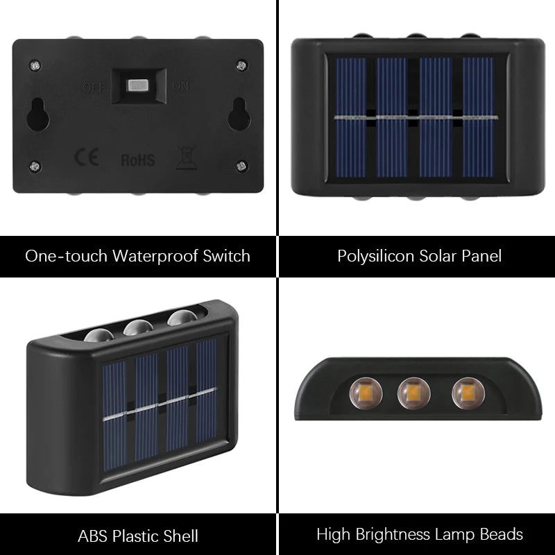 6LED Solar Lights