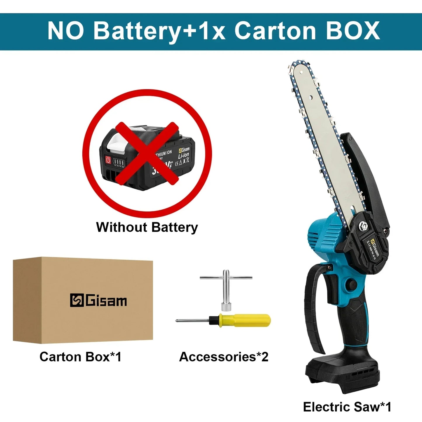 8 Inch Brushless Electric Saw Handheld