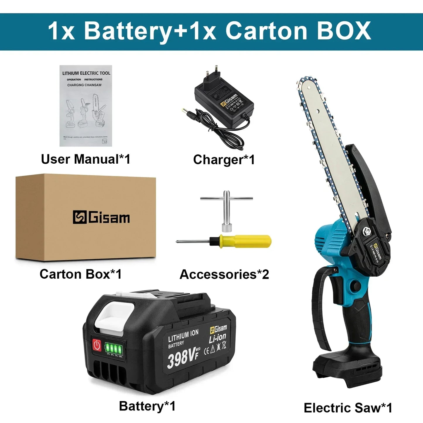 8 Inch Brushless Electric Saw Handheld