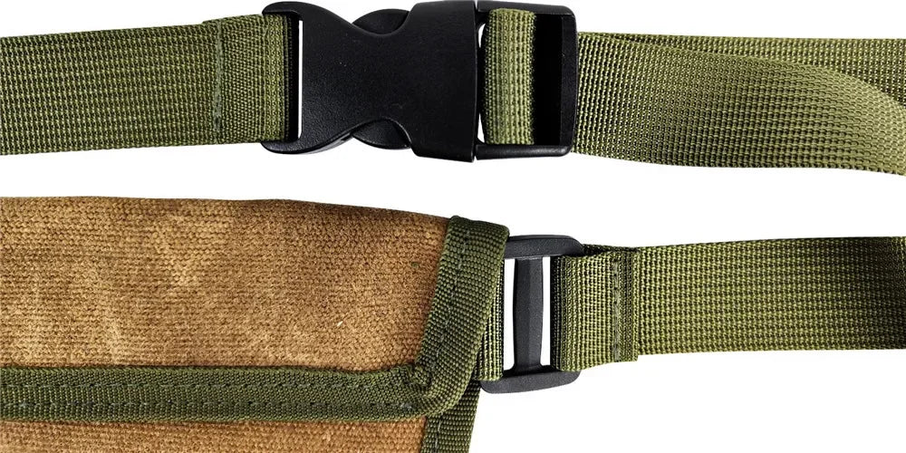 Multi-pockets Canvas Tool Waist Bag with Belt