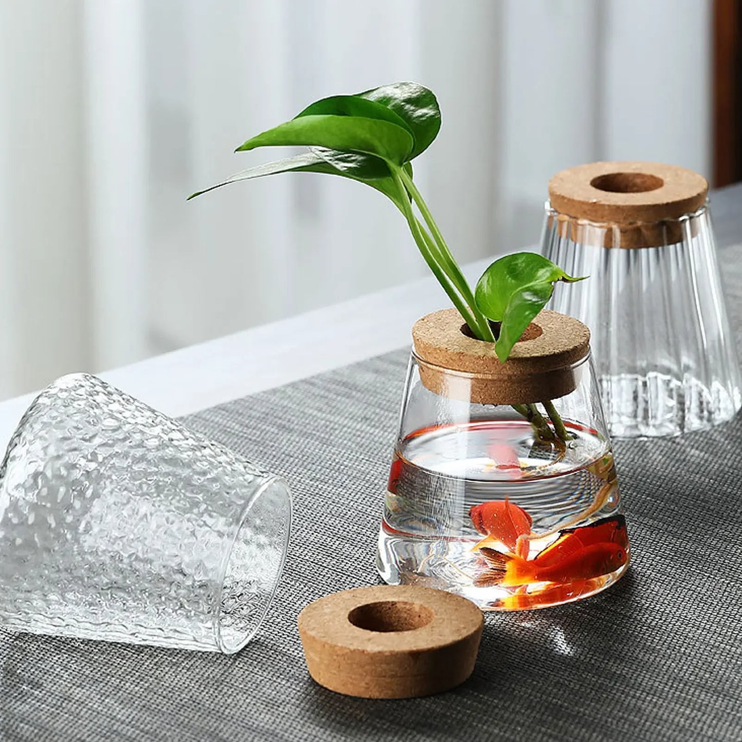 Mini Hydroponic Flower Pot Home Vase Decor