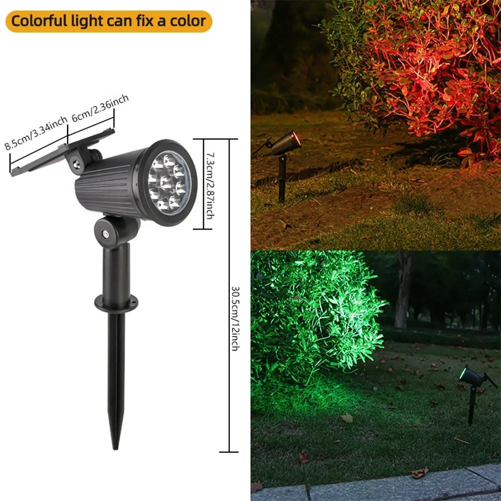 9 LED Solar Spot Lights Outdoor