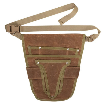 Multi-pockets Canvas Tool Waist Bag with Belt