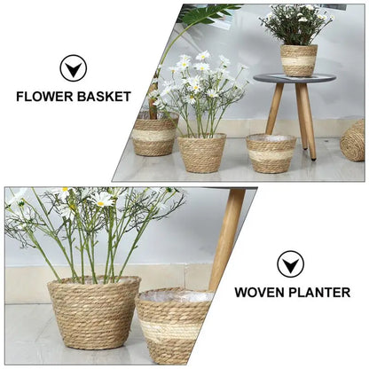 Planter Plant Basket for Home Office Basket Indoor