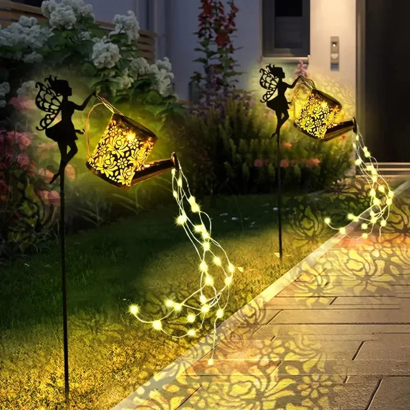 Solar Watering Can Lights