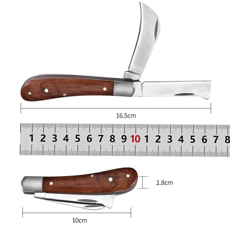 Garden Grafting Knife Stainless Steel