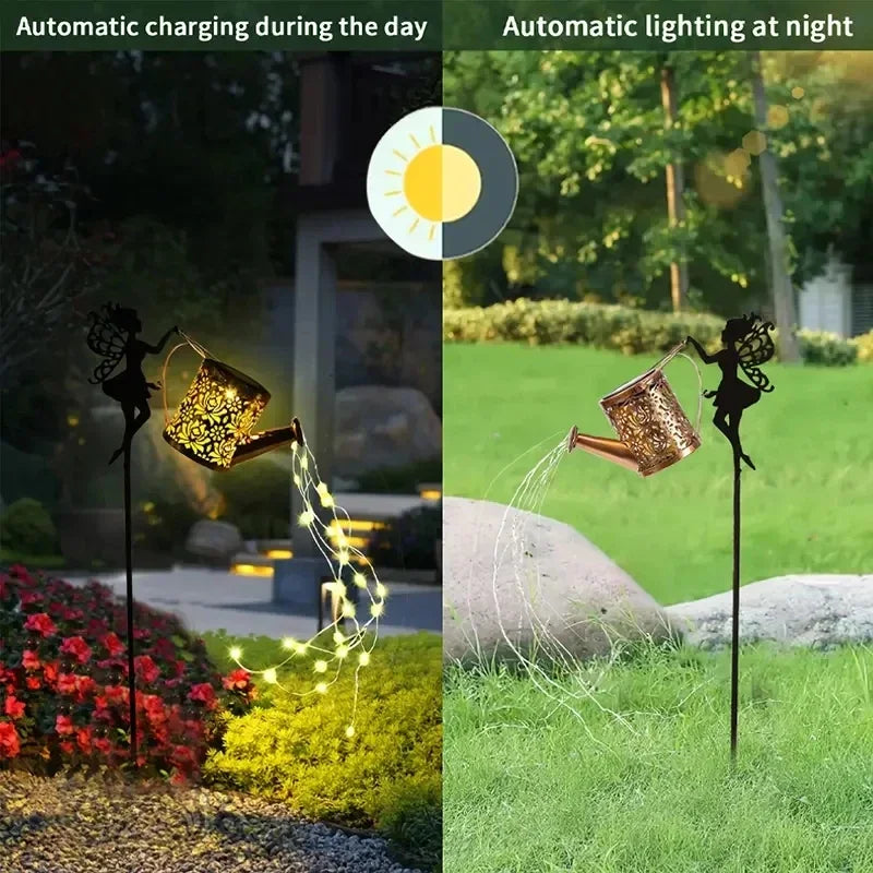 Solar Watering Can Lights