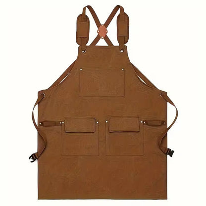 Thickened Canvas Waterproof Long Apron