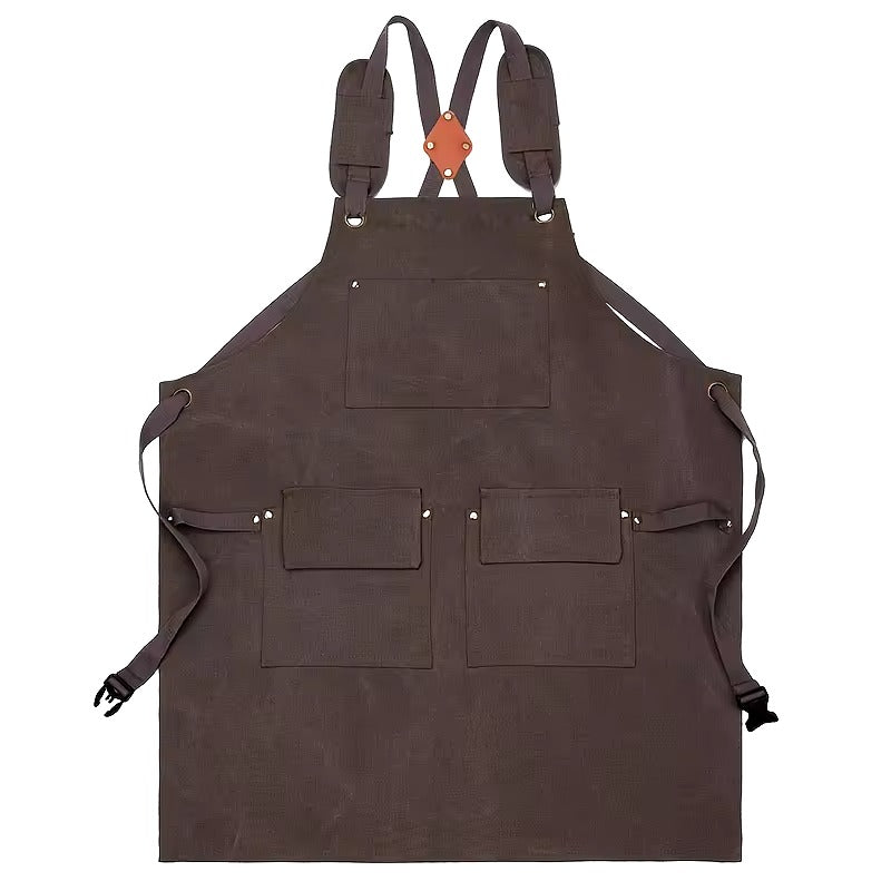 Thickened Canvas Waterproof Long Apron